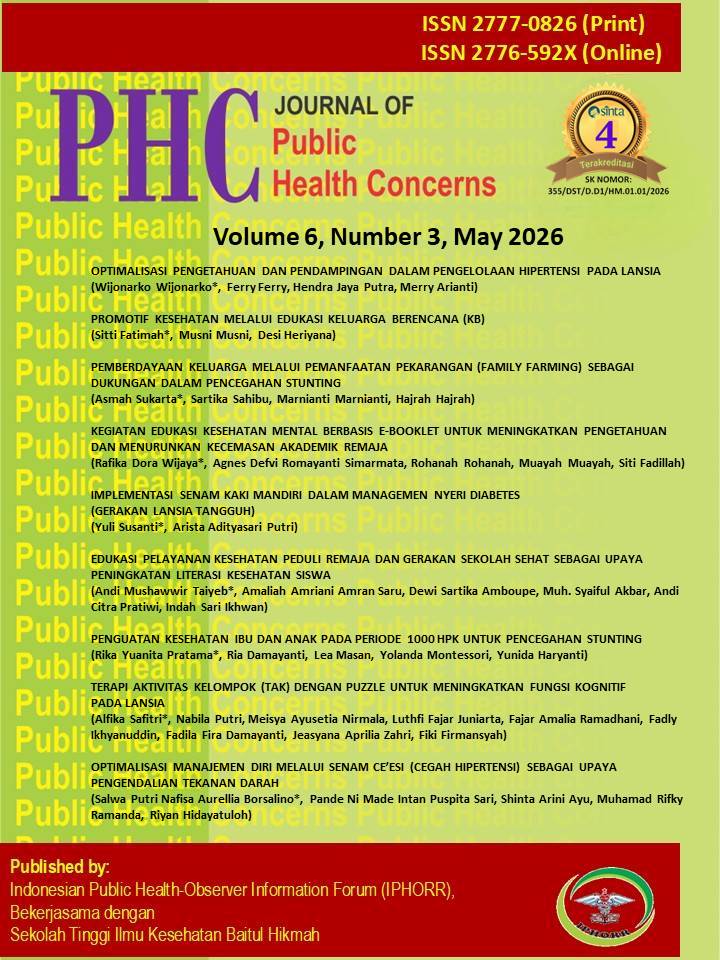Vol. 6 No. 3 (2026): JOURNAL of Public Health Concerns | JOURNAL of ...